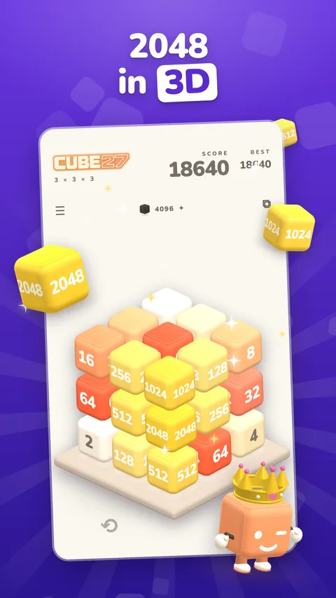 Cube 27: 2048 in three dimensions